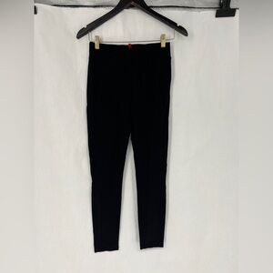 SPANX Black Ribbbed Leggings